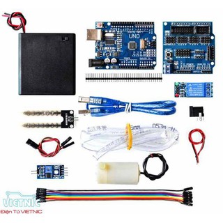 BỘ KIT MODULE LẮP ĐẶT TƯỚI CÂY TỰ ĐỘNG DIY + ARDUINO UNO R3