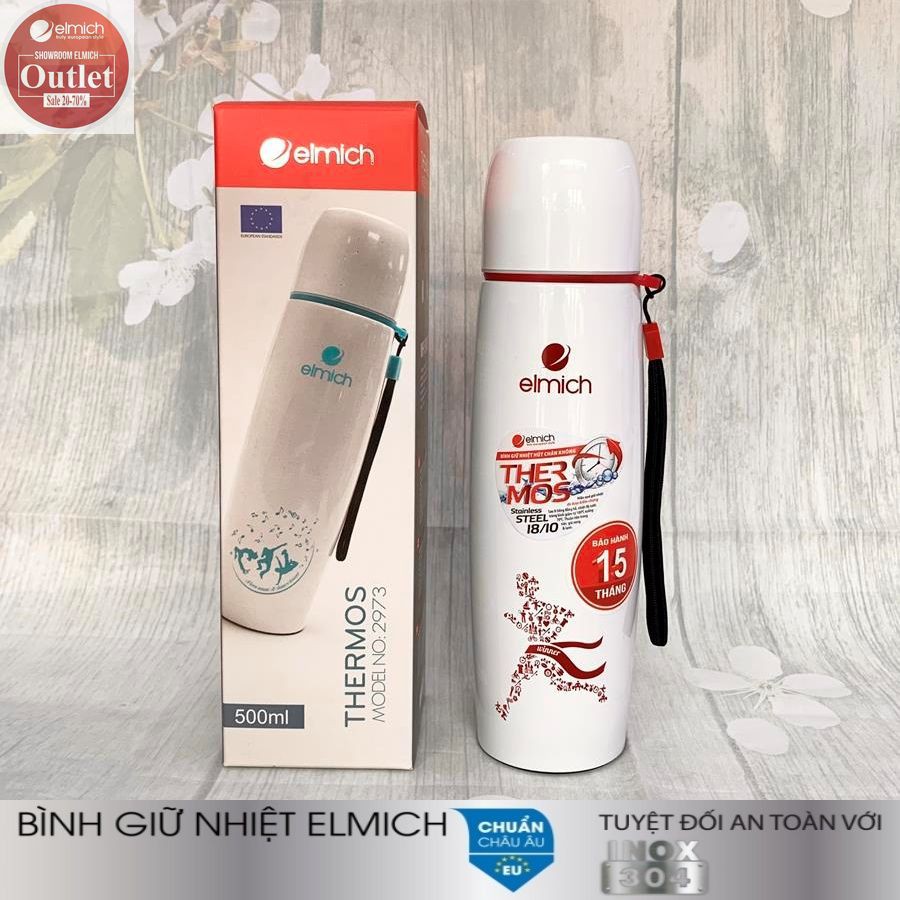 Bình Giữ Nhiệt Inox 304 Nóng 8h Lạnh 12h ELMICH El2973 500ml