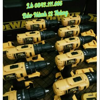 Khoan pin dewalt 21v 3chức năng có búa 2pin