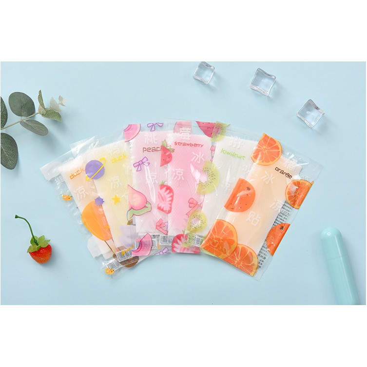 Set 2 Miếng Dán Pad Lạnh / Miếng Dán Làm Mát / Hạ Nhiệt / Giải Nhiệt Hạ Sốt So Cool