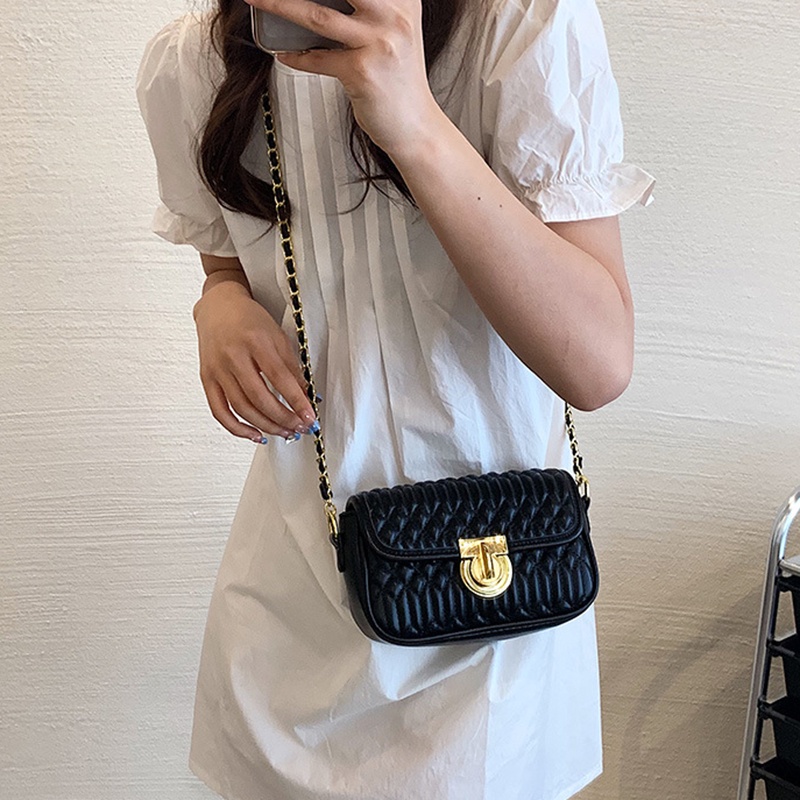 Túi đeo chéo IELGY dạng vuông cỡ nhỏ phong cách Hàn Quốc thời trang cho nữ