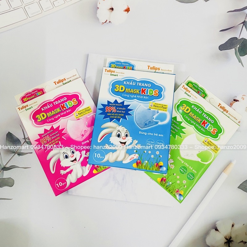 Khẩu trang cho bé hộp 10 cái