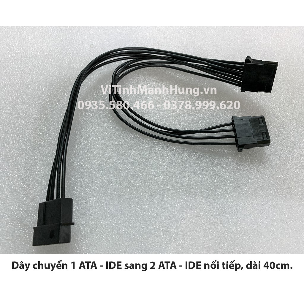 Dây chuyển 1 đầu ATA - IDE sang 2/3 đầu ATA - IDE 4 pin.