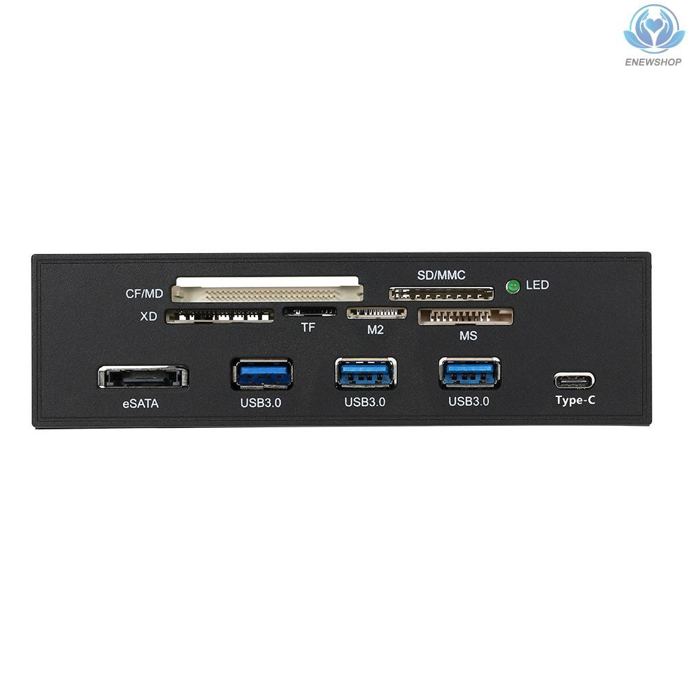 Đầu Đọc Thẻ Nhớ Đa Năng Stw 5.25 &quot;kèm Dây Cáp Usb 3.1 Usb 3.0 Cf Md Xd Mmc Tf M2 Ms