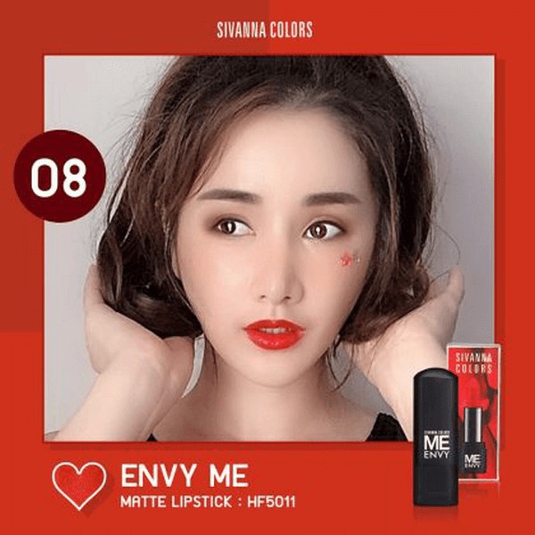 Son Thỏi Sivanna Envy Me Matte HF5011 30g