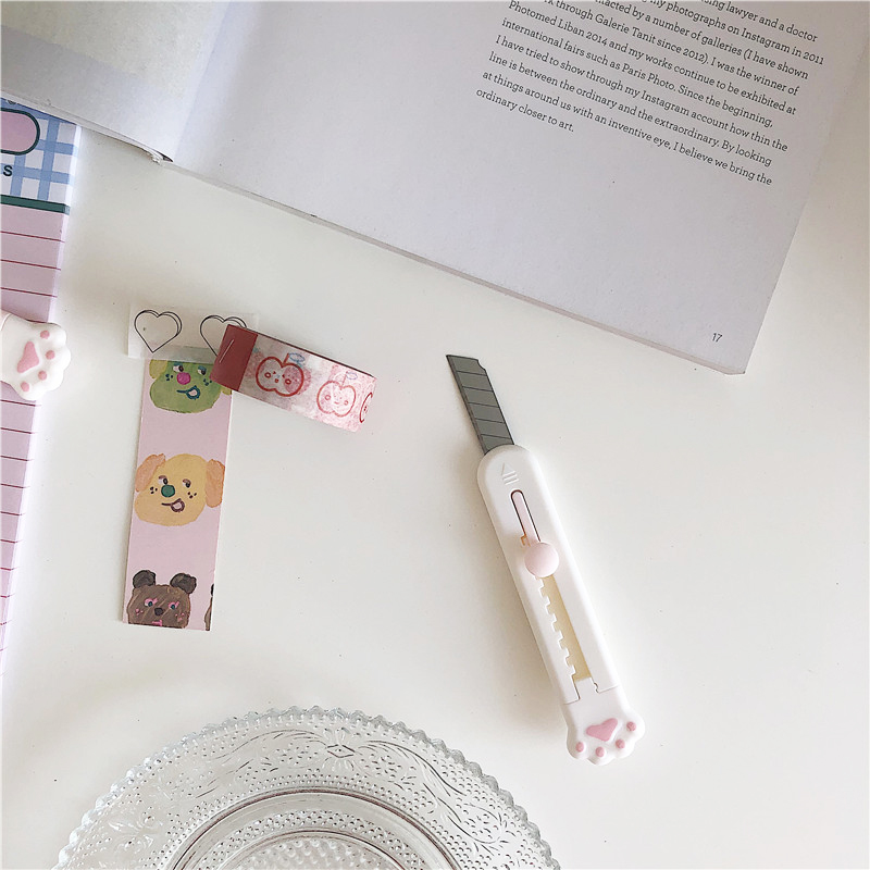 Dụng cụ cắt giấy hình chân mèo đáng yêu