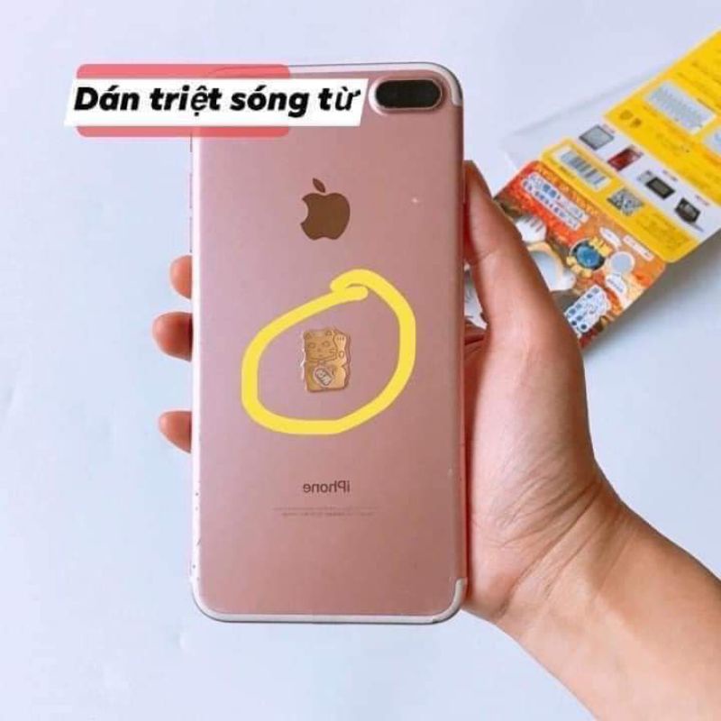 MIẾNG DÁN CHIP HITOKI DÁN TRIỆT SÓNG ĐIỆN TỪ BẢO VỆ NÃO