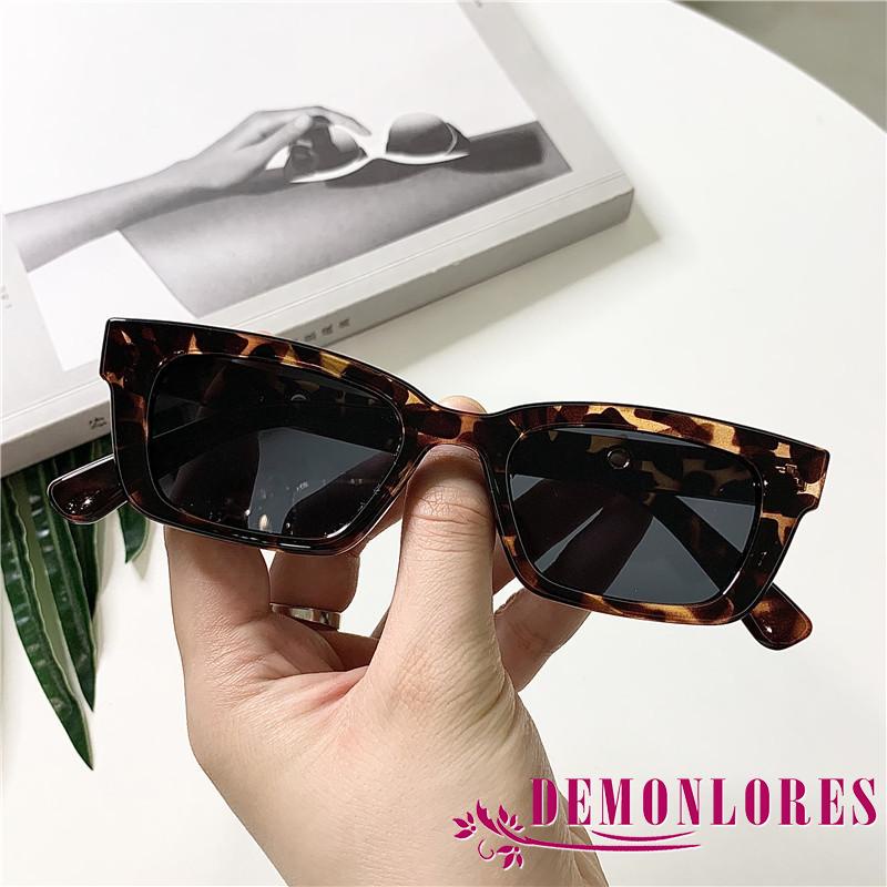 Kính mát gọng chữ nhật chống tia uv nhiều màu tùy chọn