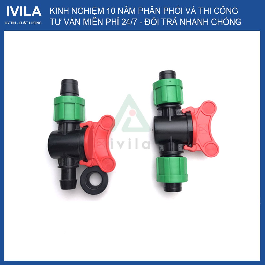 Van khóa ống nhỏ giọt nông nghiệp - Hệ thống tưới nồng nghiệp - Tưới nhỏ giọt nông nghiệp - Tưới nông nghiệp