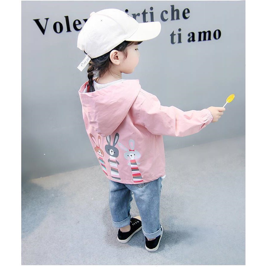 SALE ÁO KHOAC GIO CHO BÉ GÁI XINH XẮN SIZE 15-25KG