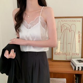 Áo hai dây phối ren hở lưng 50938