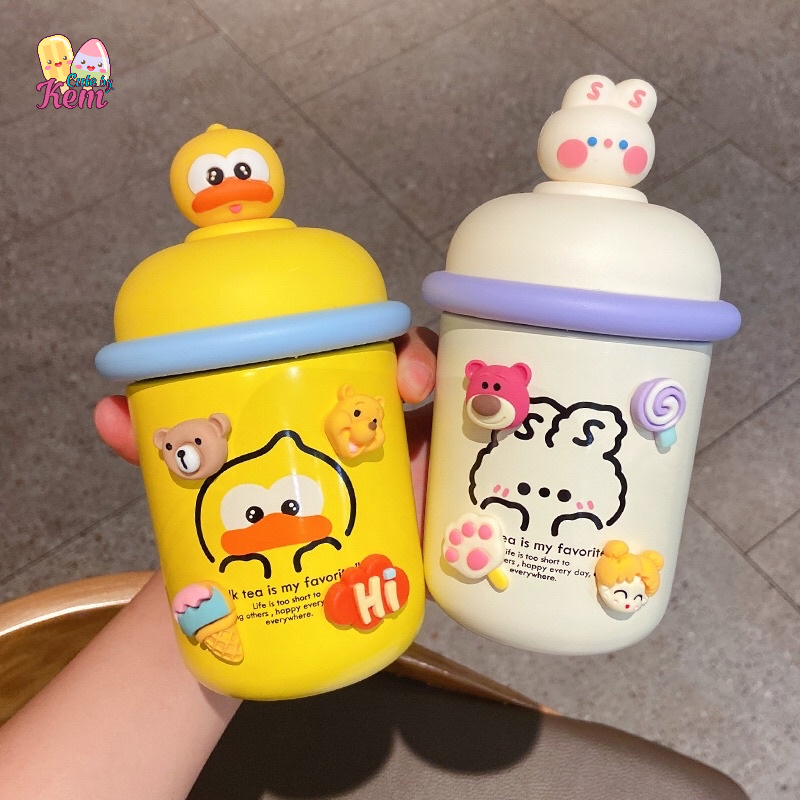Sticker 3D siêu dính chống nước set 4 miếng