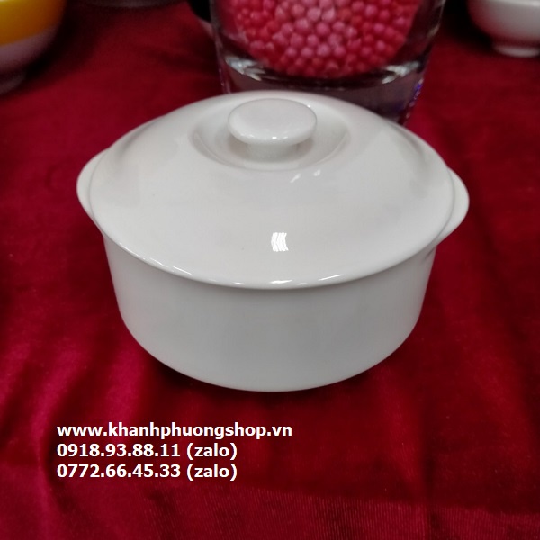 Thố chưng yến sứ Minh Long Phước Lộc Thọ - thố chưng yến sứ minh long