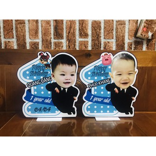 Cây số tuổi 30cm kèm chibi trang trí sinh nhật