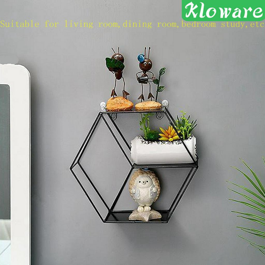 Kệ Sắt Nổi Treo Tường Trang Trí Phòng Khách / Bếp