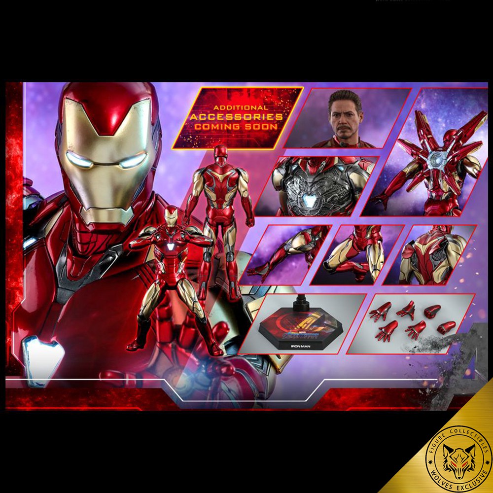 [Order báo giá] Mô hình chính hãng Hottoys MMS528 D30: Iron man Mk85