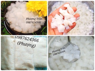 Combo 3kg thạch dừa thô