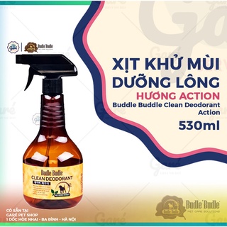Xịt khử mùi dưỡng lông cho cún Budle Budle