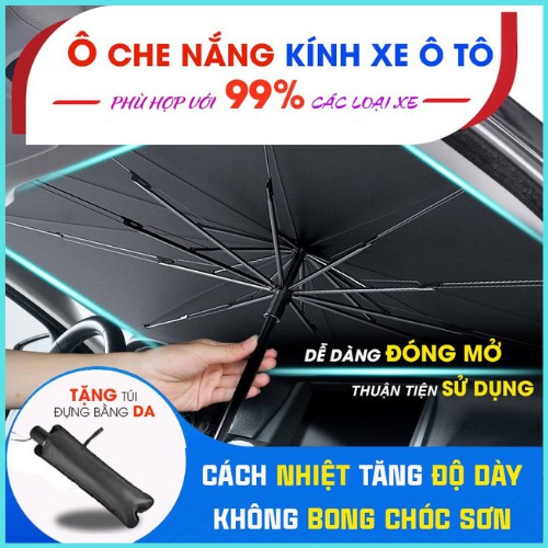 Ô che nắng kính trước xe ô tô - Bảo vệ nội thất ô tô - Dù che nắng kính lái xe hơi- chống tia UV