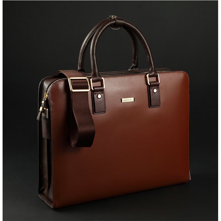 Cặp da công sở, da thật REDPIS 1101