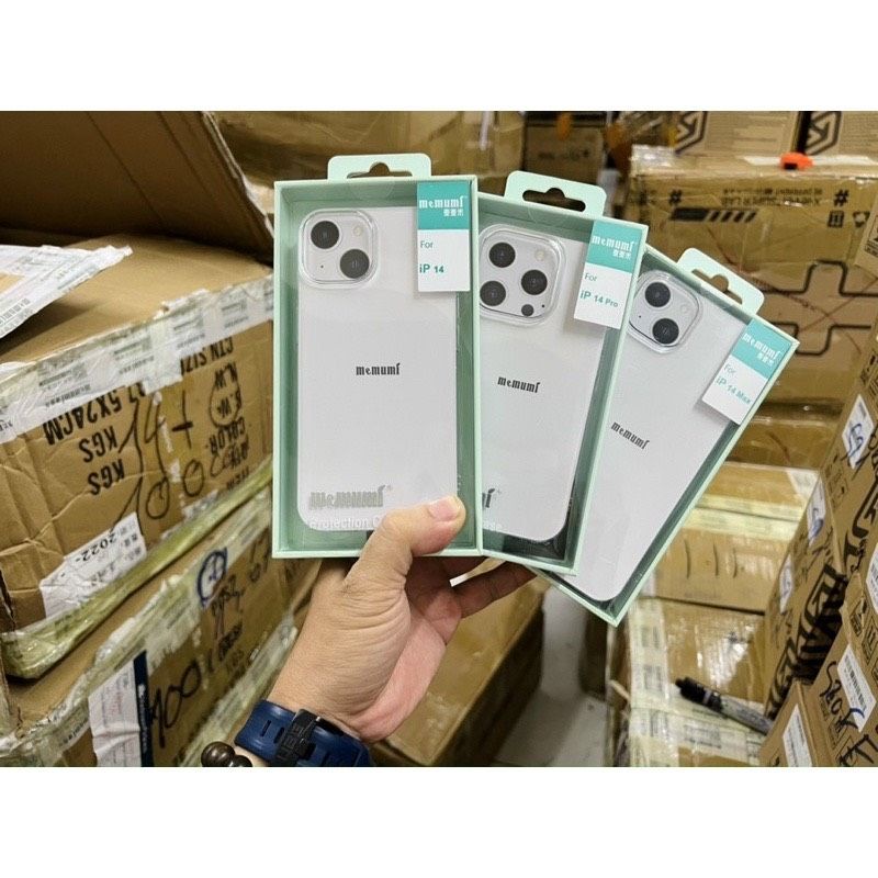 Ống lưng Memumi trong suốt cho Iphone 13/13Pro/13Promax 14Pro/14Promax