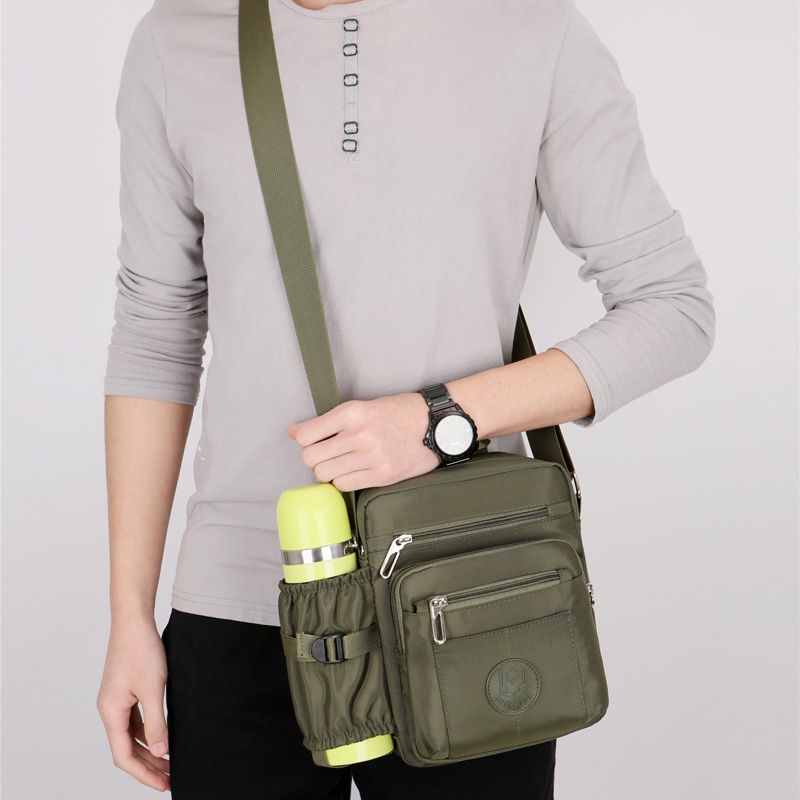 ☃ Túi đeo chéo đựng bình nước chất liệu nilon cao cấp | BigBuy360 - bigbuy360.vn