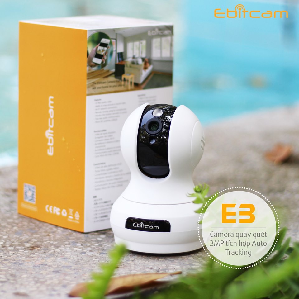 Camera Ebitcam  2MP (1080P) Kèm thẻ nhớ Bảo hành 24 tháng