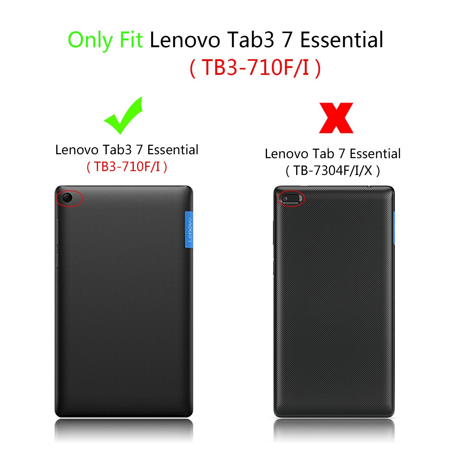 Bao Da Máy Tính Bảng Pu Nắp Lật Thông Minh Có Giá Đỡ Cho Lenovo Tab 3 7 Essential 7.0 710f 710i 710f Tb3-710F 2021