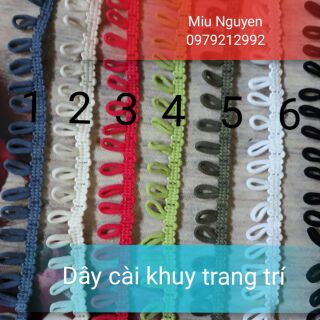 Dây cài khuy (khoảng 85 đến 90 khuy)