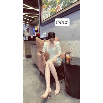 Váy Gấm Cúp Ngực Siêu Đẹp