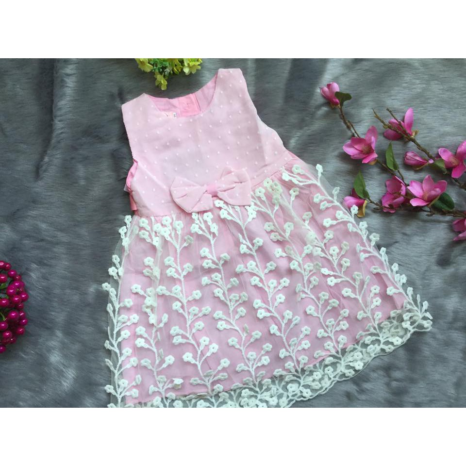 Combo 1 đầm + 3 bộ bé trai và gái