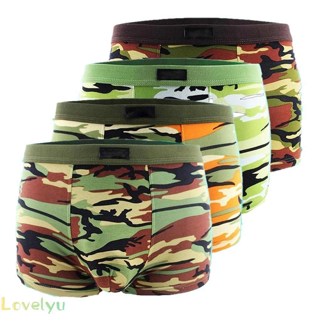 【LOVELYU】Men Striped Boxershorts Sexy Lingerie Panties Breathable Underwear Underpants wIBeJw LKWcgv【Good Quality】