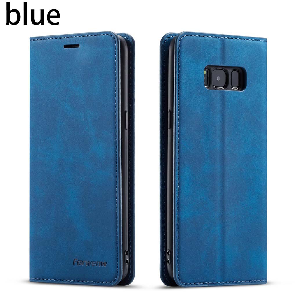 Bao da điện thoại dành cho Samsung Galaxy S8 S8+ bằng chất liệu da PU