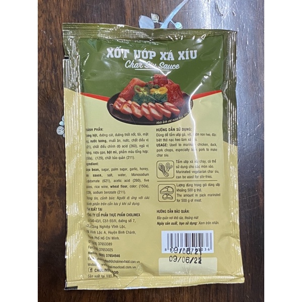 Xốt Ướp Xá Xíu Cholimex (70g)