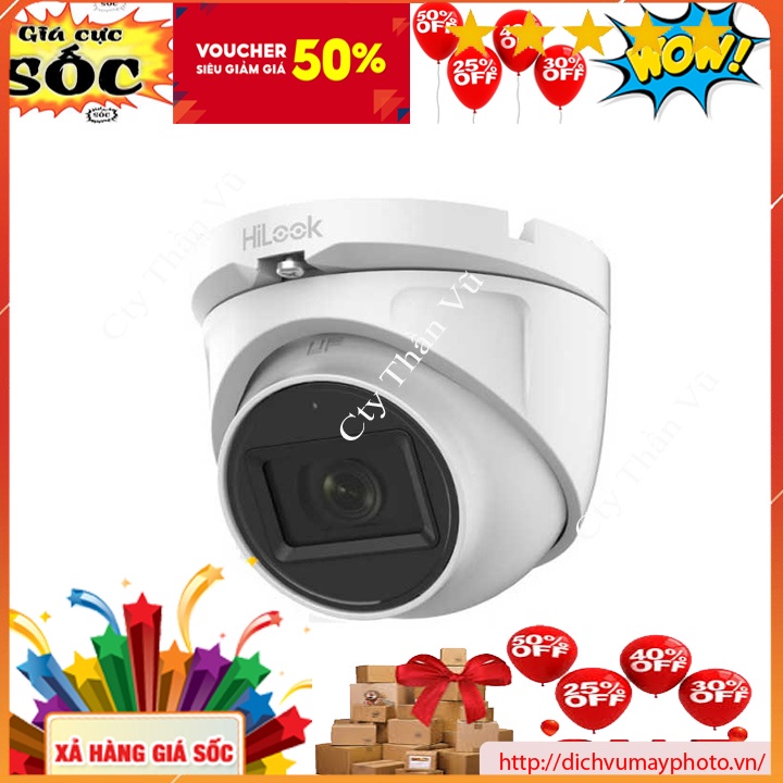 Camera THC-T120 dome sắt (Hoặc nhựa) 2MP có mic