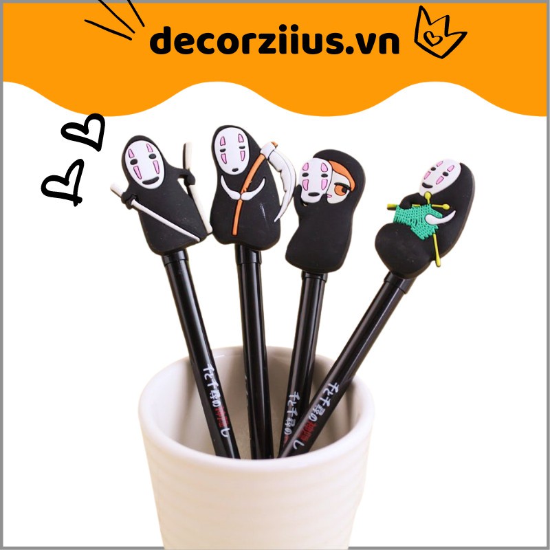 Bút Vô Diện,Bút Bi Gel Đen Hình Vô Diện,Bút Ma Cực Xinh Xắn Đáng Yêu, Sáng Tạo Trong Học Tập
