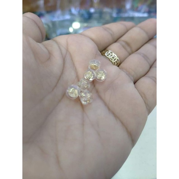 Đích bông kim loại bọc nhựa dẻo trong suốt(1đôi)