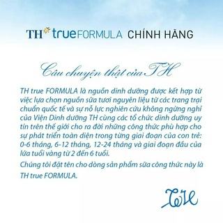 [HSD T3-2026] Sữa Bột Dinh Dưỡng Công Thức TH True Formula 4 800g [Từ 2 - 6 Tuổi].
