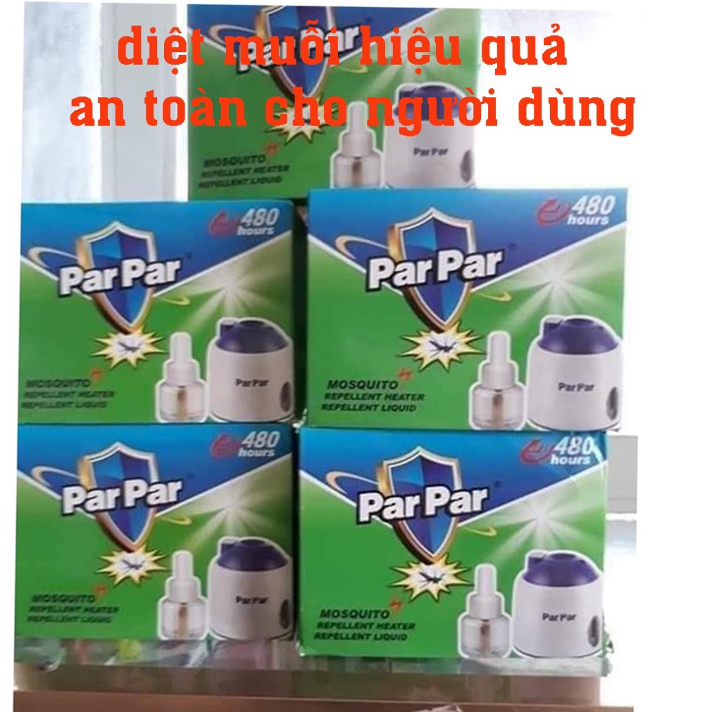 Máy Đuổi Muỗi Xông Tinh Dầu Parpar Hiệu Quả An Toàn