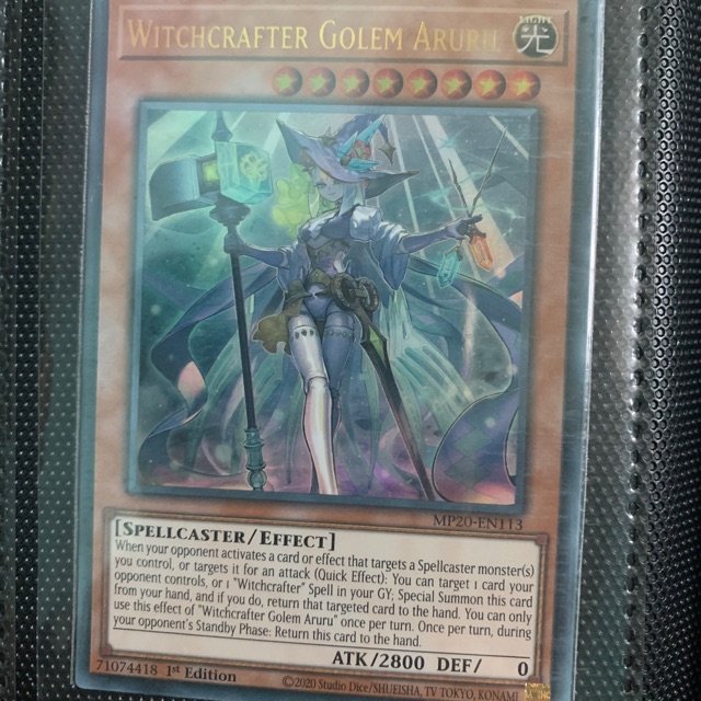 Bài yugioh: witchcrafter golem aruru