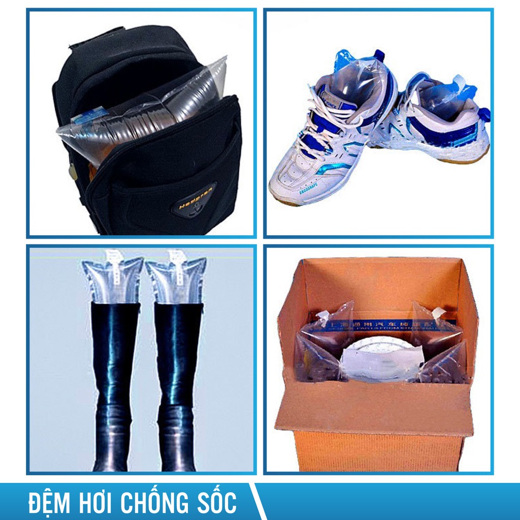 Túi đệm khí chống sốc  15x15cm bong bóng khí đệm hơi, túi hơi đệm khí, đệm hơi chèn hàng chống sốc-MHAPCK