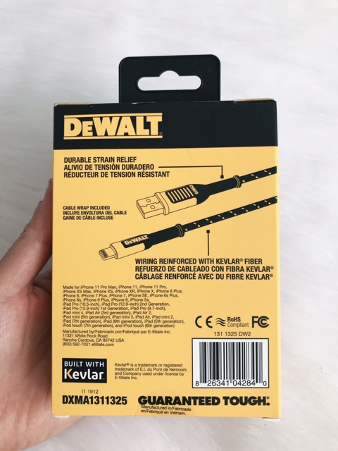 👉Dây sạc điện thoại Visit the DEWALT Store -Mỹ