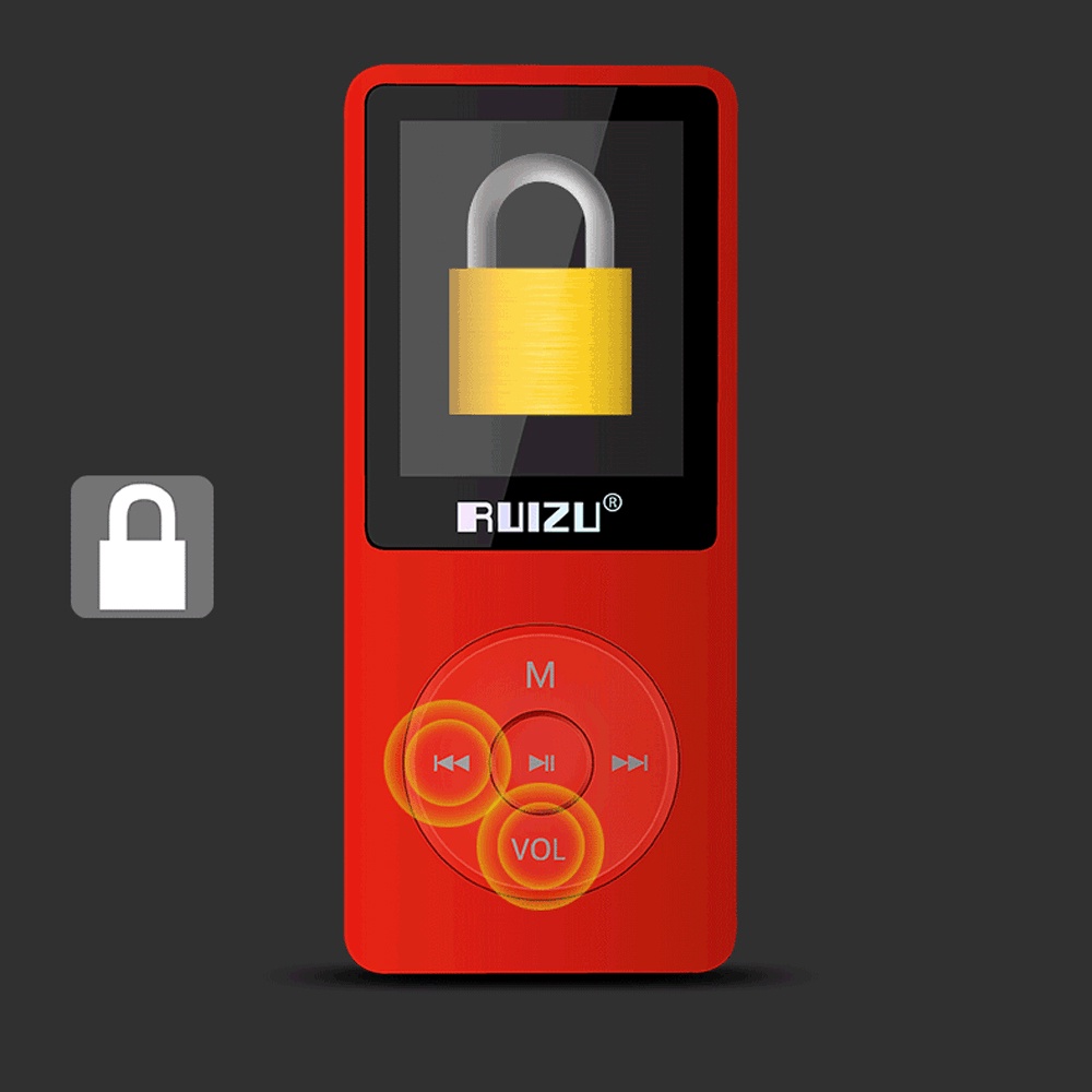 Máy nghe nhạc MP3 FAAEAL RUIZU X02 4GB 8GB 16GB hỗ trợ thẻ nhớ SD tiện lợi