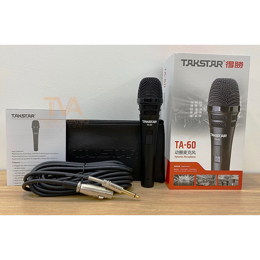 Micro karaoke Dynamic Takstar TA-60. Hàng chính hãng