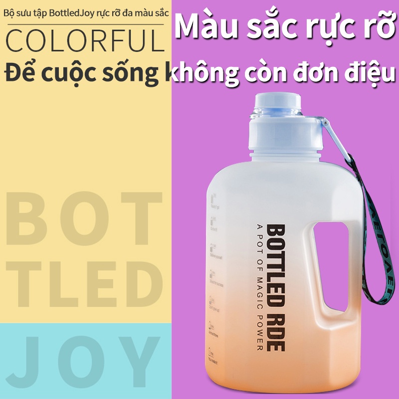 Bình đựng nước thể thao Tập gym 2200ml siêu to tiện dụng đem đi mọi ,du lịch ngoài trời,Đáp ứng lượng nước hàng ngày