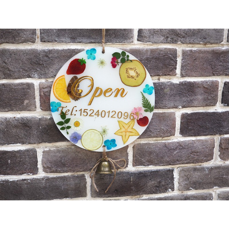 Khuôn Silicon Tròn Dẹt Cỡ Lớn Làm Bảng Hiệu Handmade