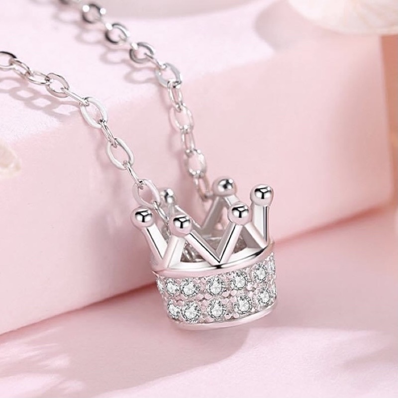 Dây chuyền vương miện Bạc ta - Dây chuyền nữ Vương miện bạc ta - Vàng bạc Khải Khải