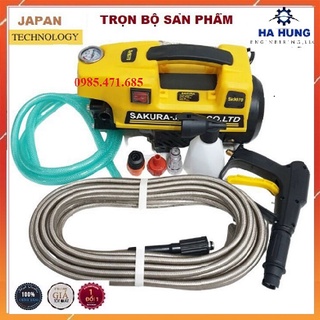 Máy rửa xe gia đình sakura 2500w_áp lực cao_2500w