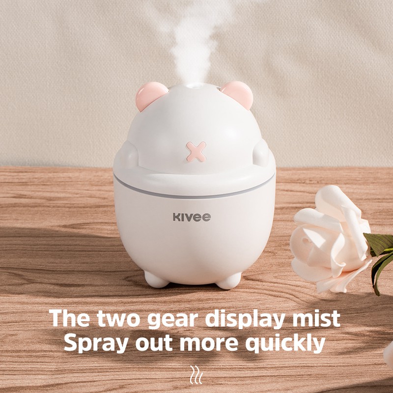 KIVEE JSQ05 Mini Portable  Air Humidifier   With LED Lamp