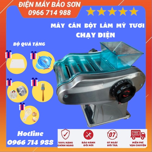 Máy Cán Bột Làm Mì Tươi Chạy Điện YTD-150 Công Suất 135w Máy Cắt Sợi Bột Mì  Máy Cán Mỳ Bảo Hành 12 Tháng Full Phụ Kiện